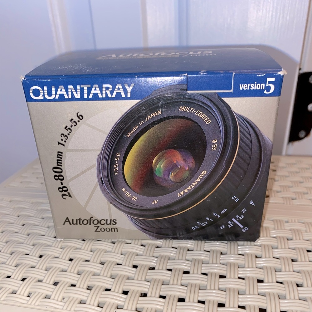 Quantaray AF Autofocus Zoom 28-80mm 1:3.5-5.6 Lens